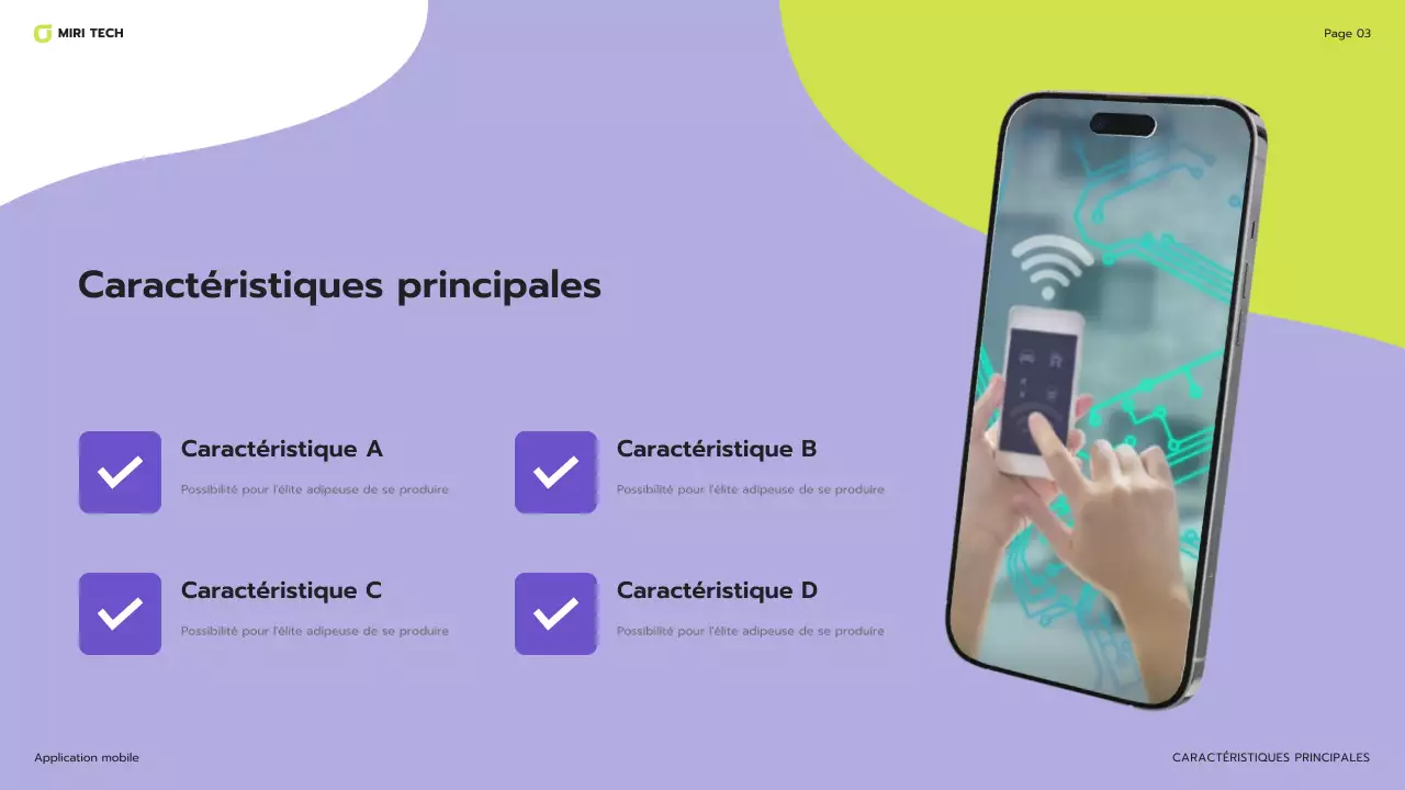 guide mobile moderne pourpre