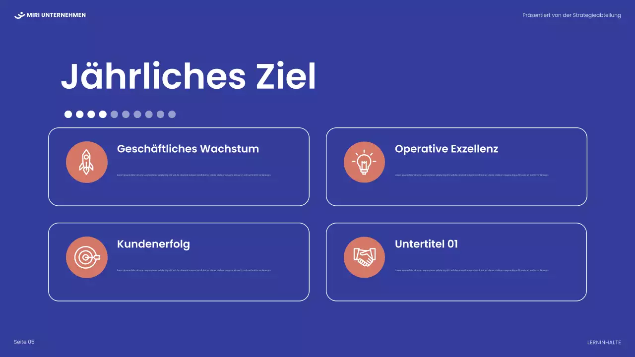 weißer moderner Geschäftsbericht
