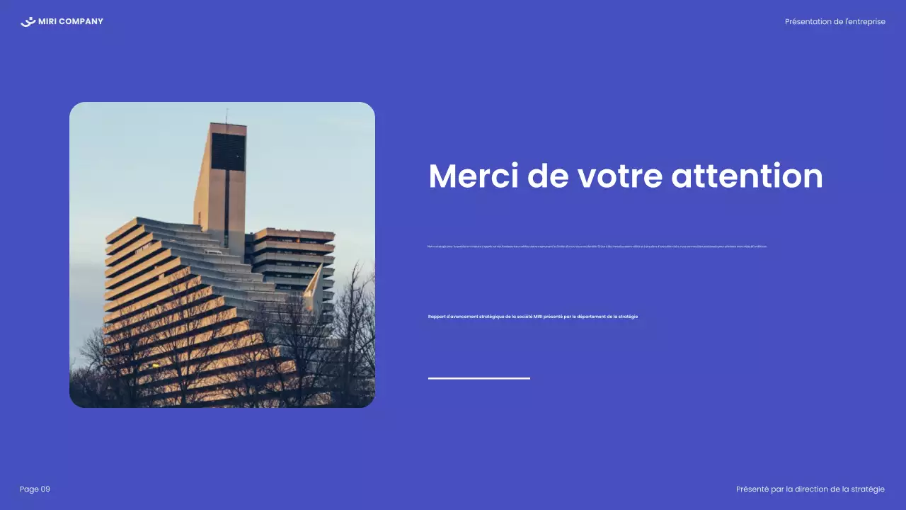 rapport d'activité moderne en blanc