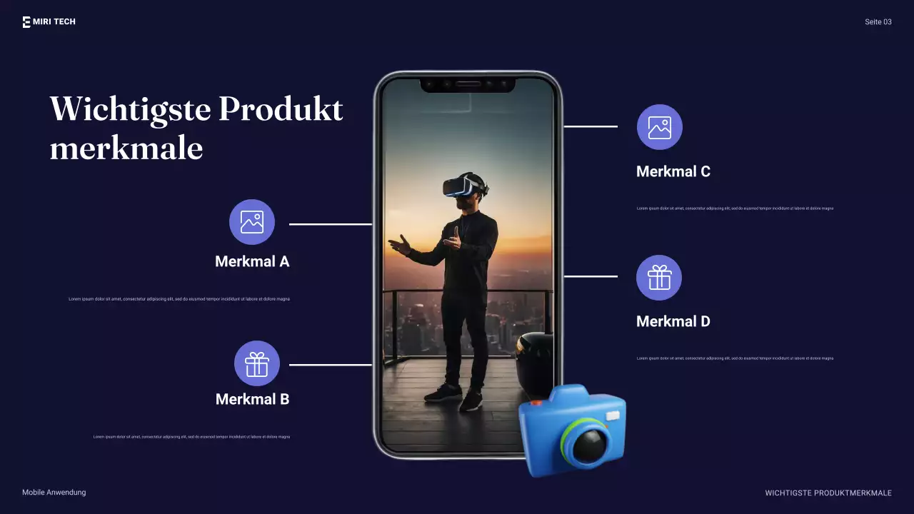 orange modern mobile guide