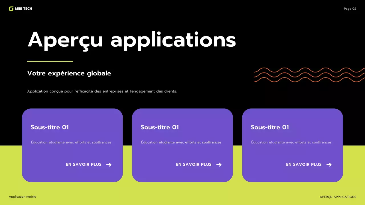 guide mobile moderne pourpre
