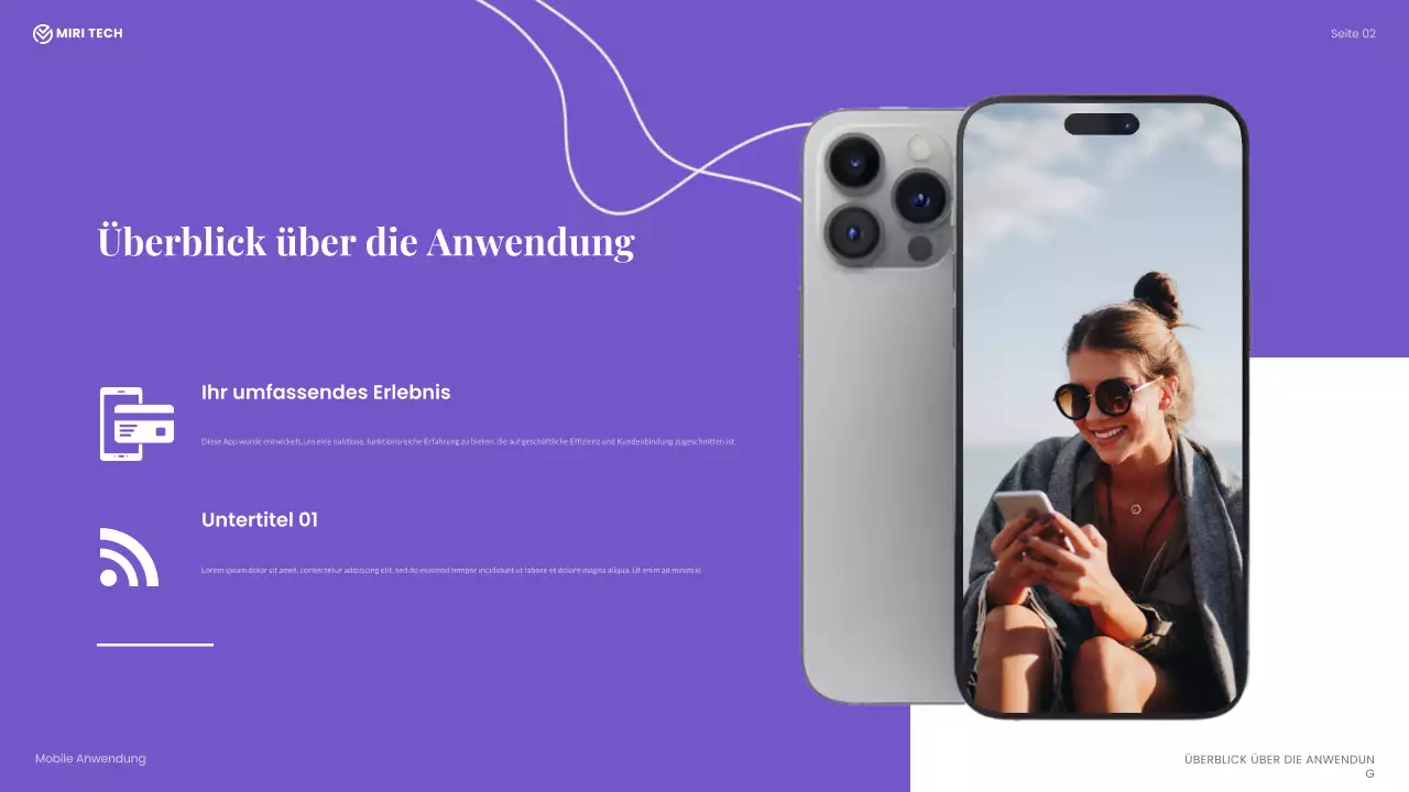 beige moderne technische Präsentation