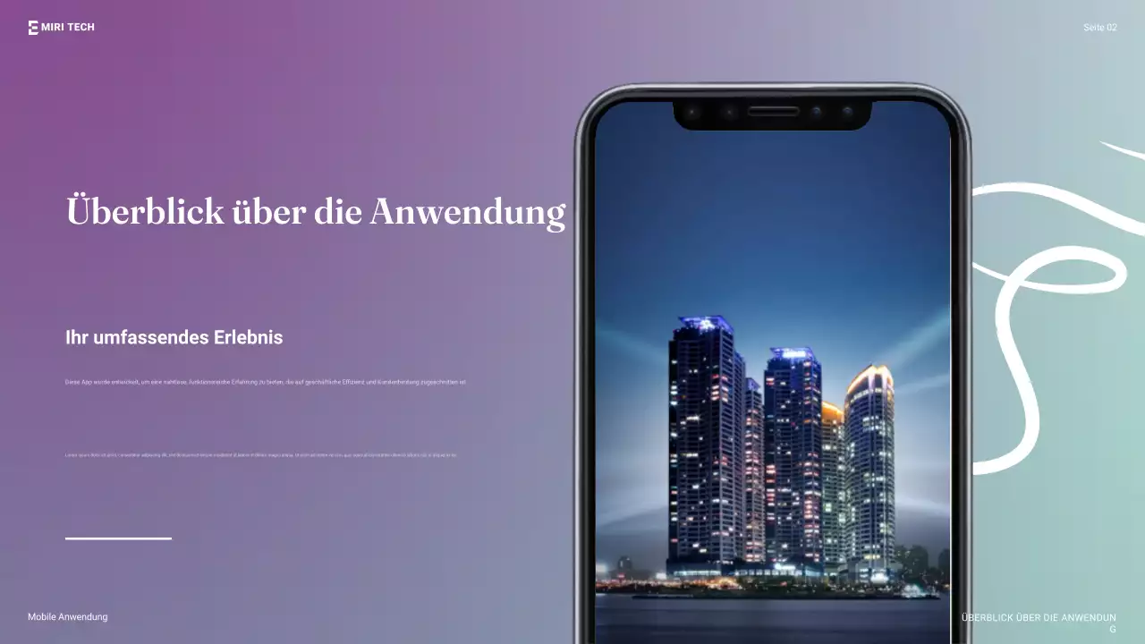 orange modern mobile guide