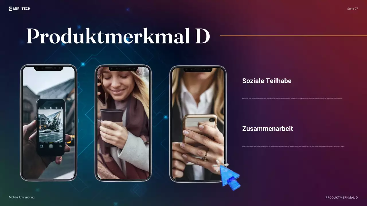 orange modern mobile guide