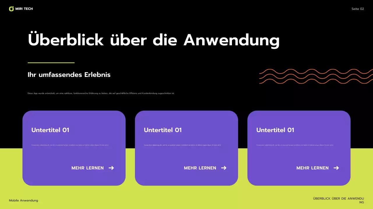 violetter moderner Handyführer