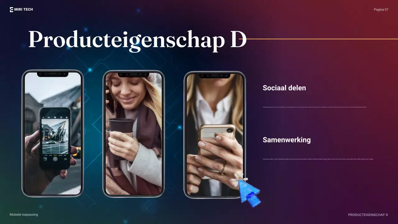 oranje moderne mobiele gids