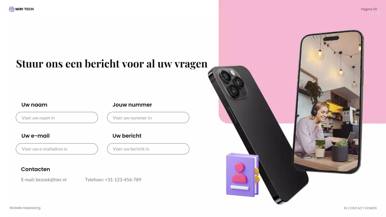 beige moderne tech presentatie