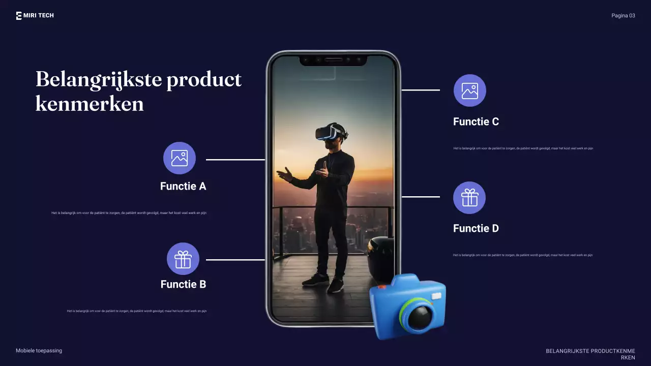 oranje moderne mobiele gids