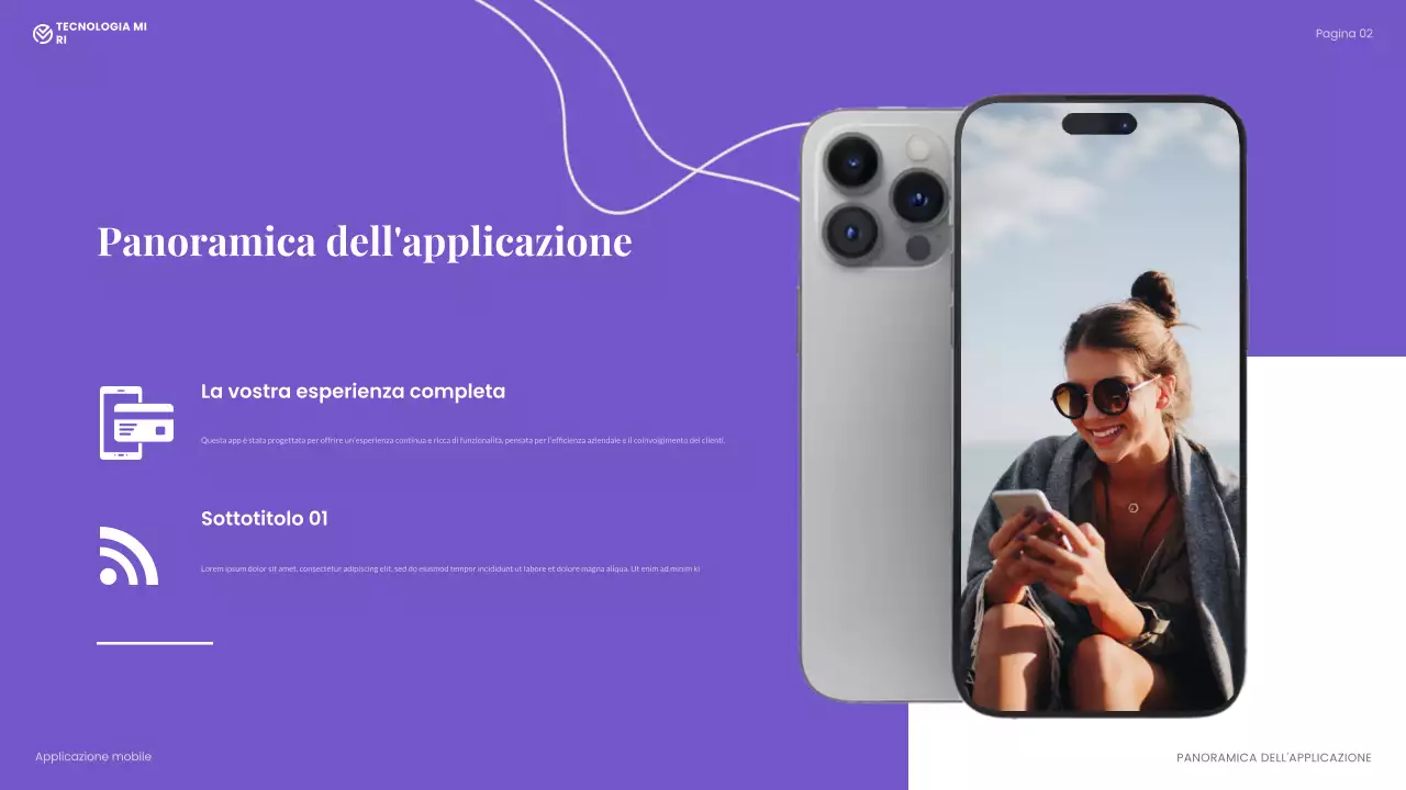 presentazione tecnologica moderna beige