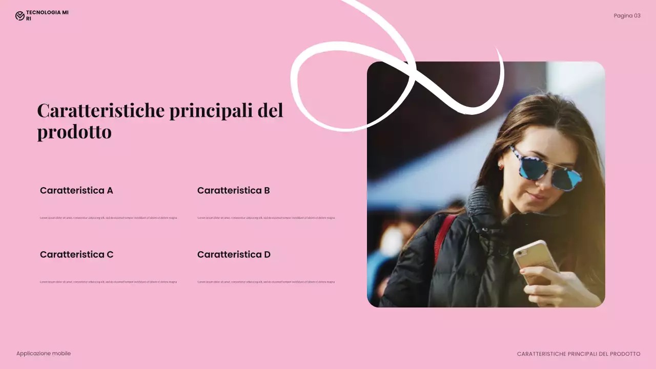 presentazione tecnologica moderna beige