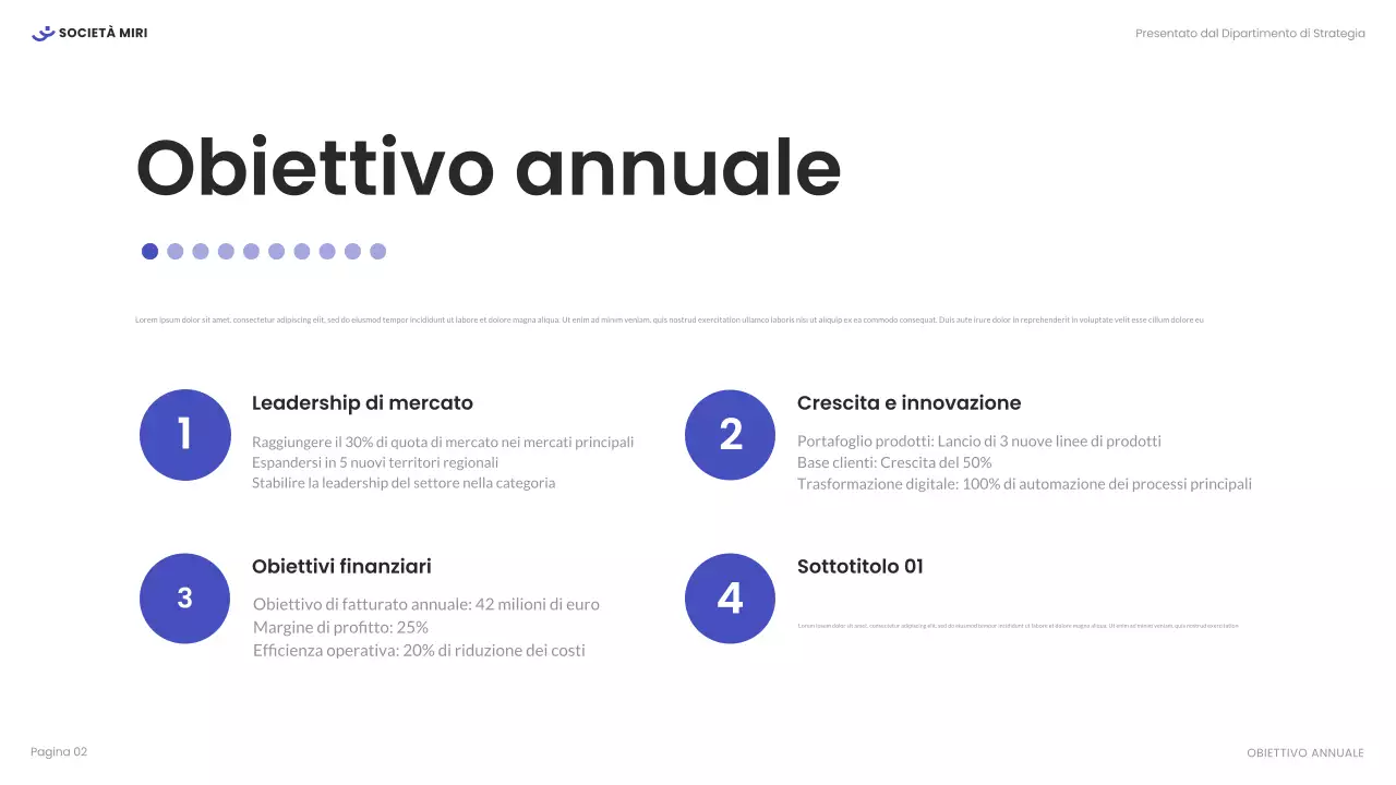 rapporto commerciale moderno bianco