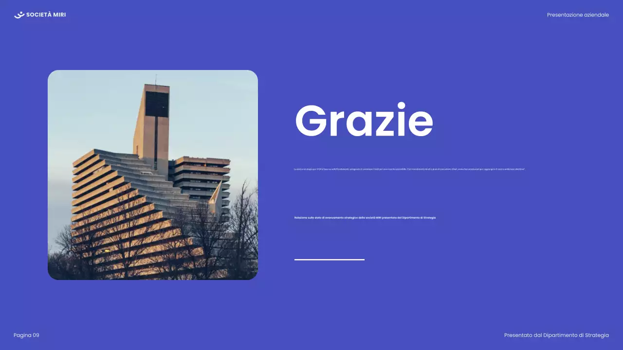 rapporto commerciale moderno bianco