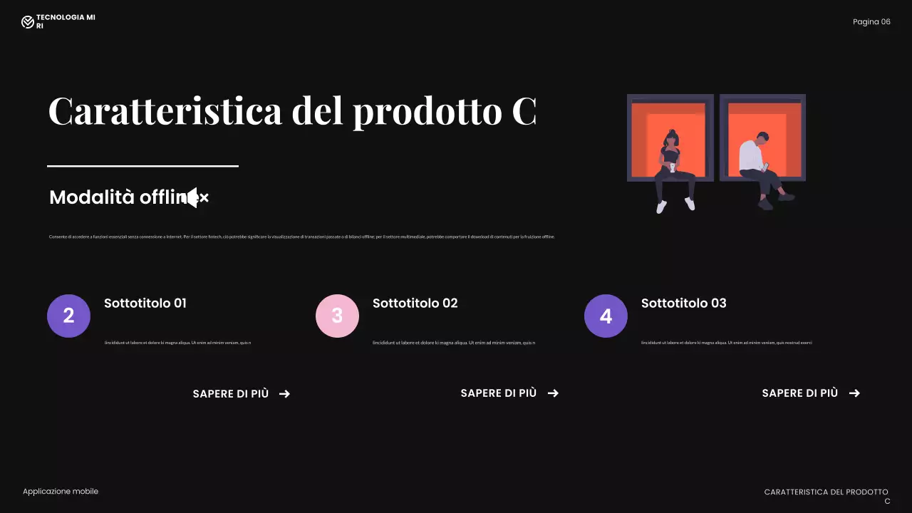 presentazione tecnologica moderna beige