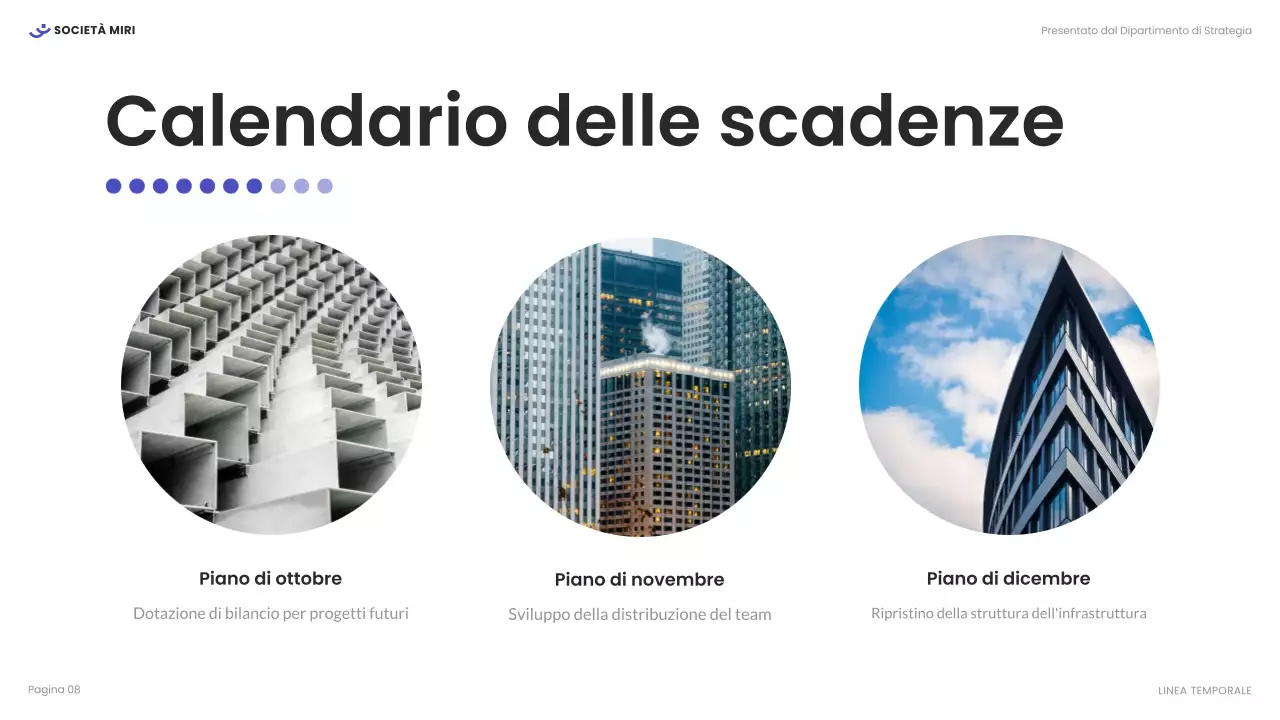 rapporto commerciale moderno bianco