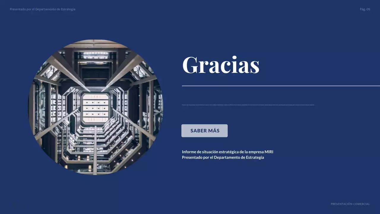 informe de la empresa navy modern