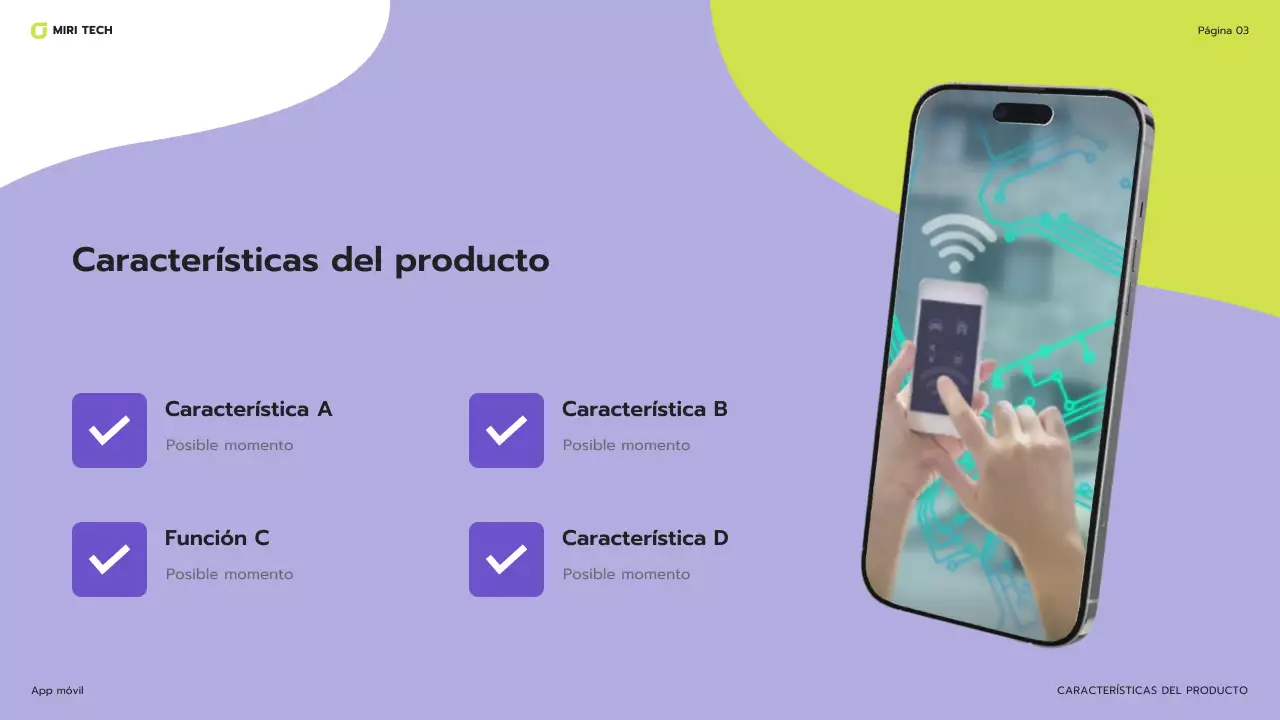 guía del móvil moderno morado