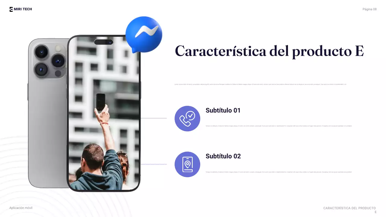 guía del móvil moderno naranja