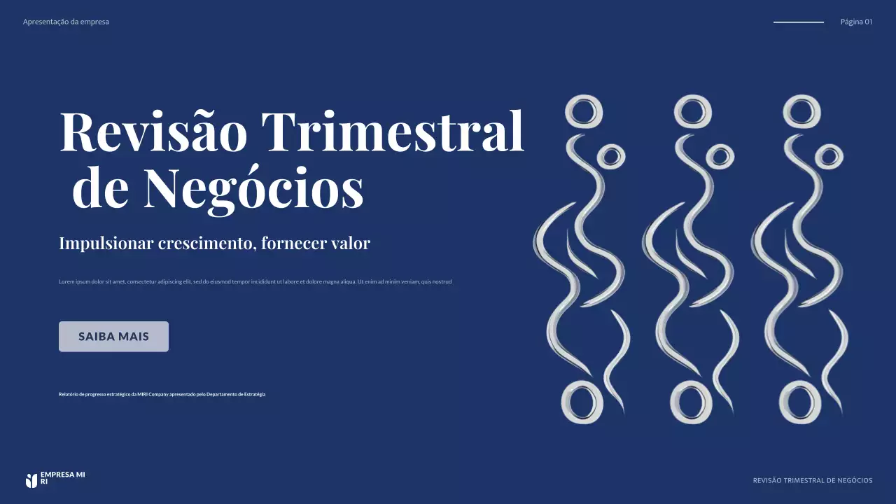 relatório de negócios da marinha moderna