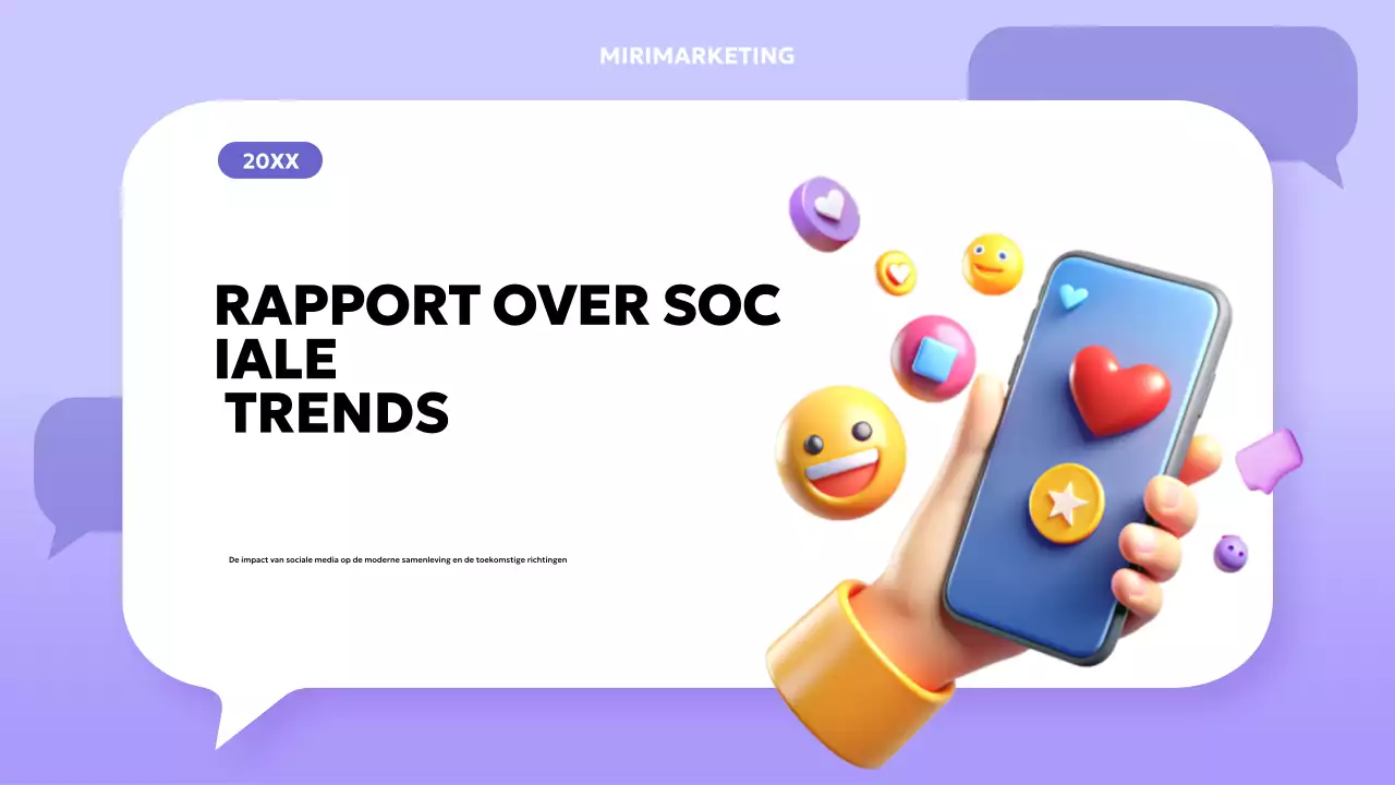 paars modern sociaal verslag