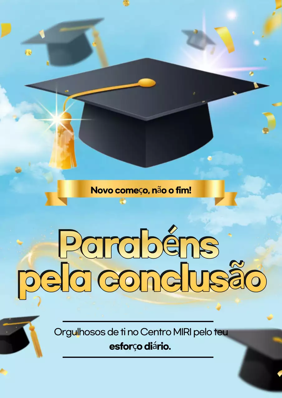 Festas de formatura em azul claro e elegante