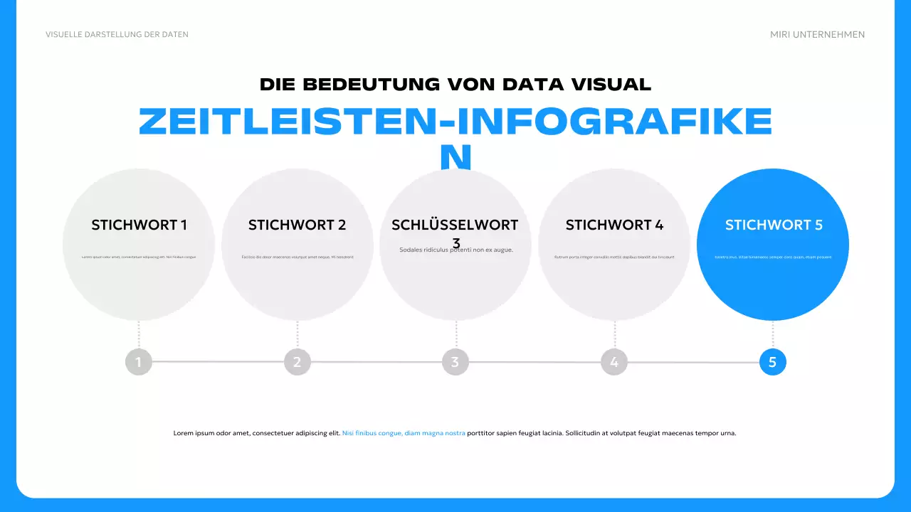 blaue moderne Datenanzeige