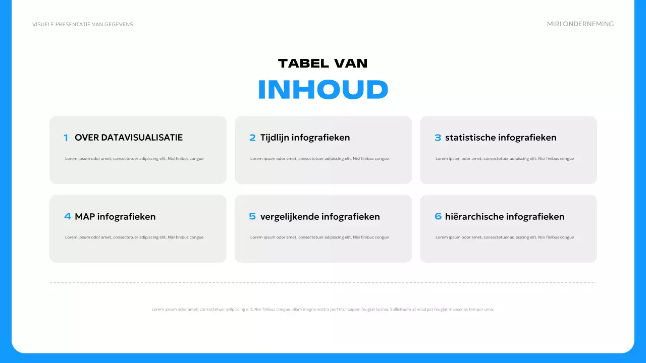 blauwe moderne data advertentie