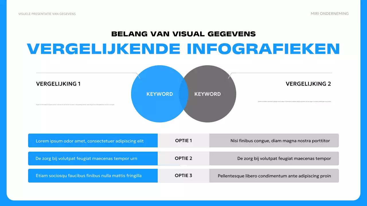 blauwe moderne data advertentie