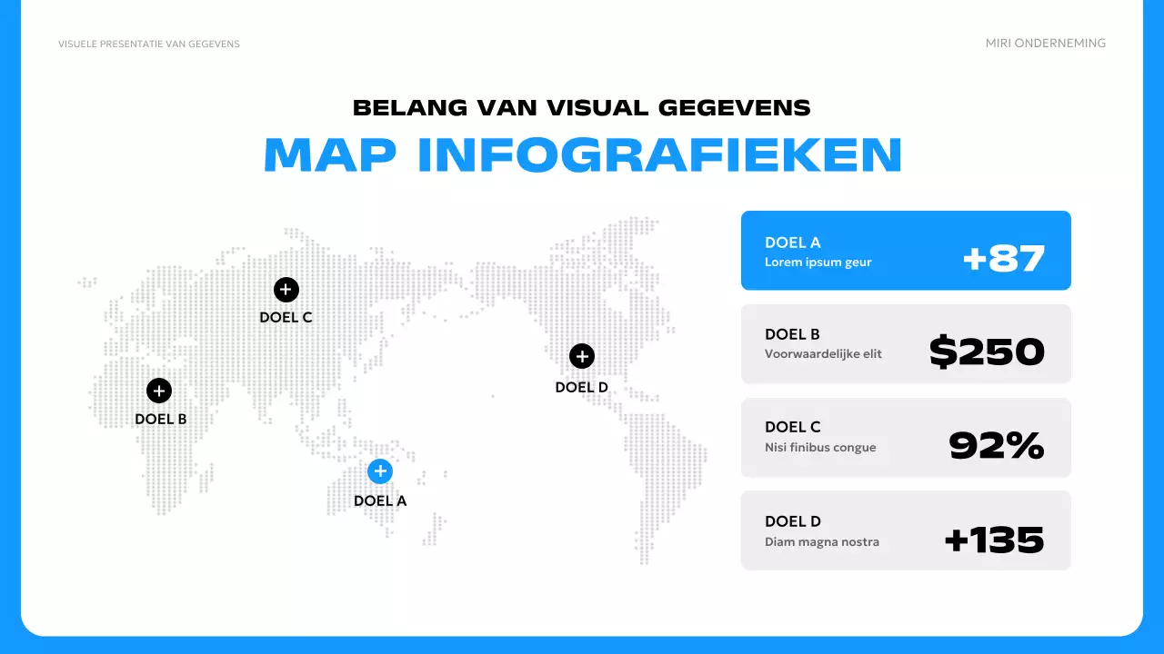 blauwe moderne data advertentie