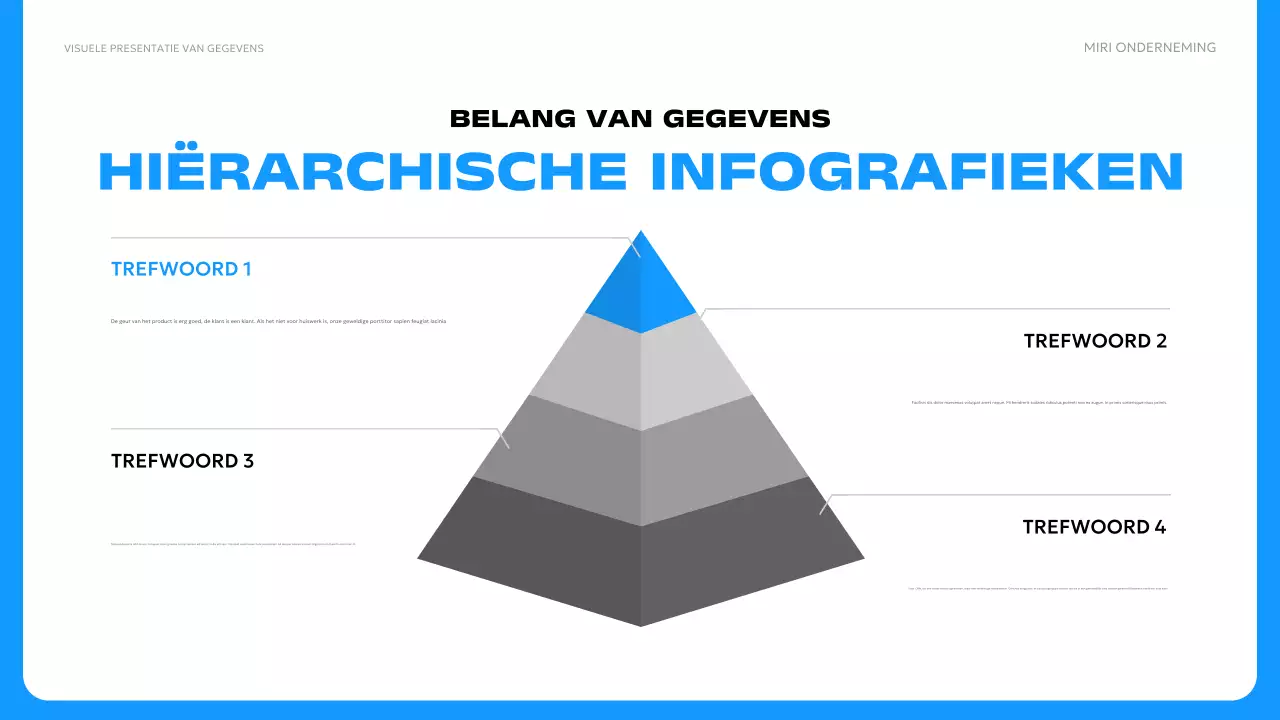 blauwe moderne data advertentie