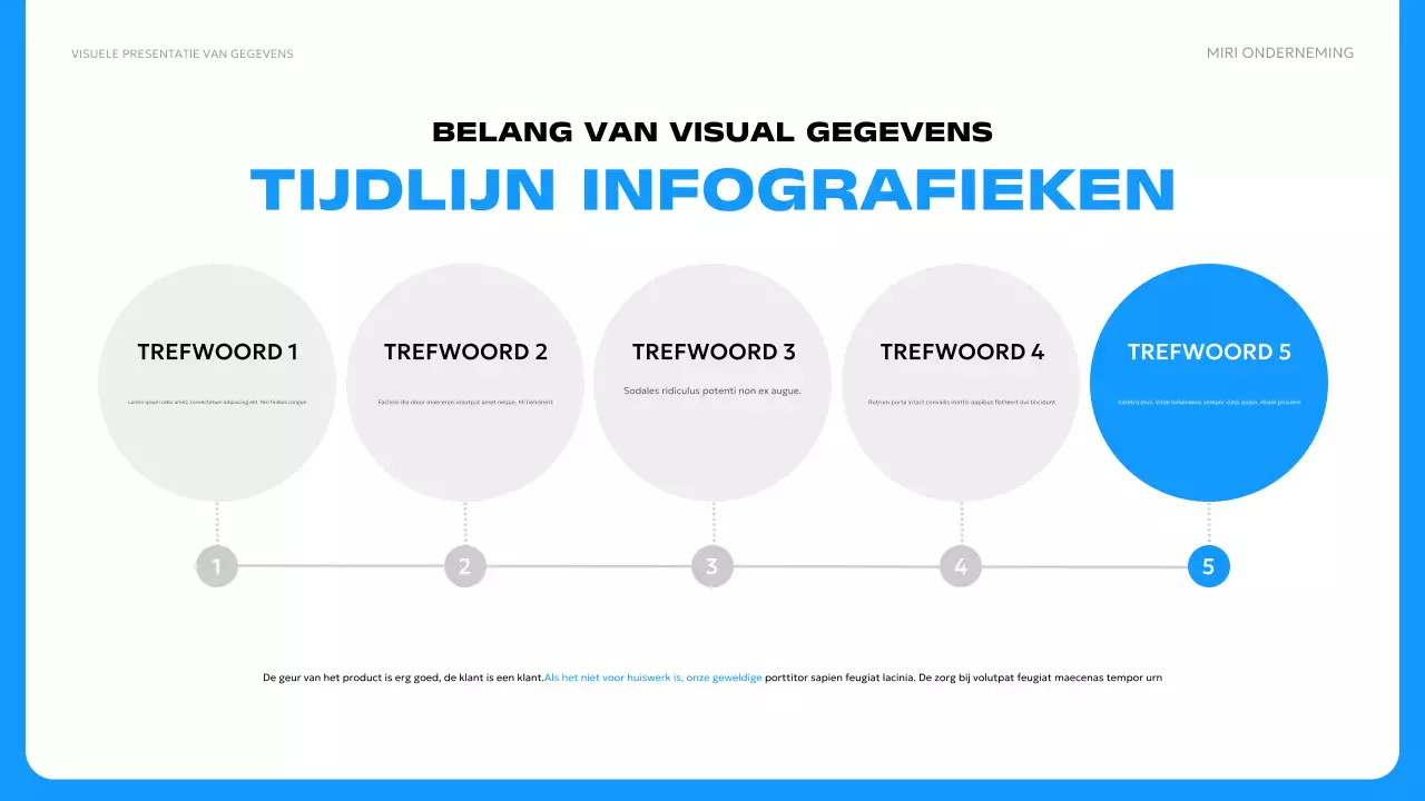 blauwe moderne data advertentie