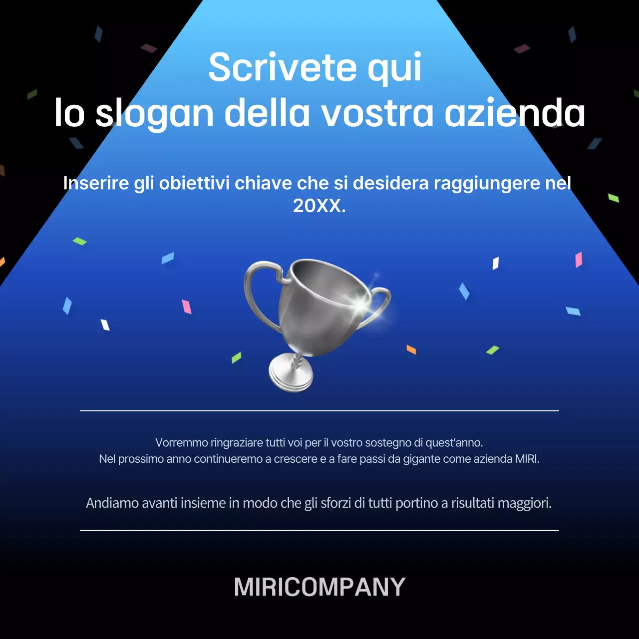 Rapporto Blue Modern Scorecard