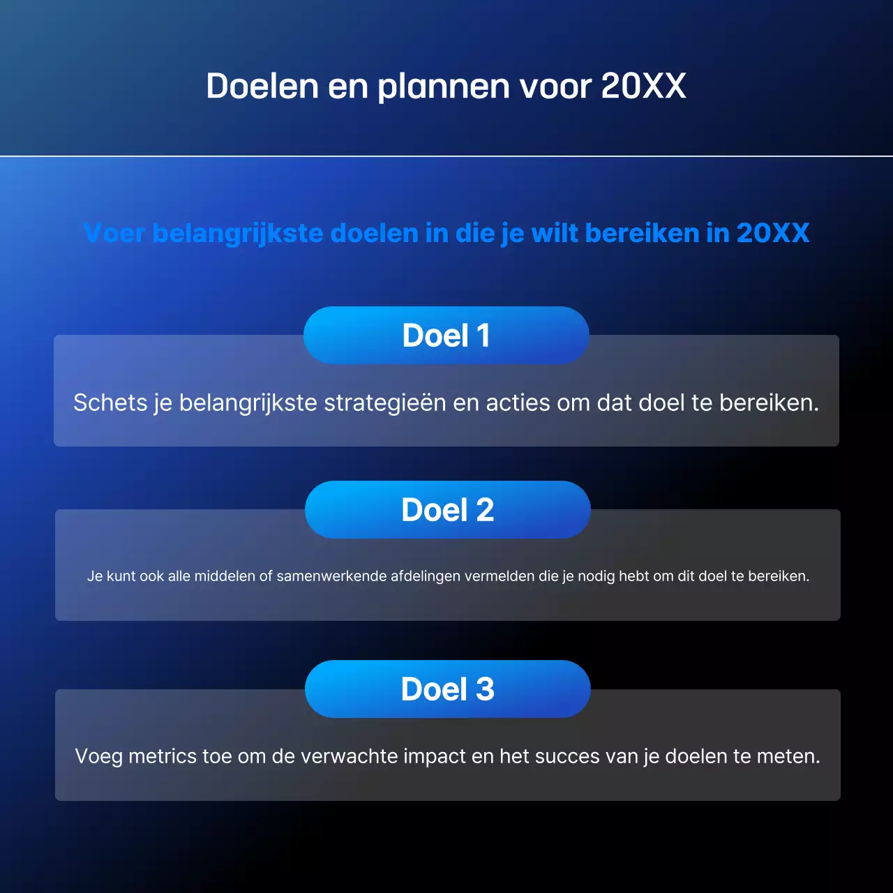 Blue Modern Scorecard-rapport