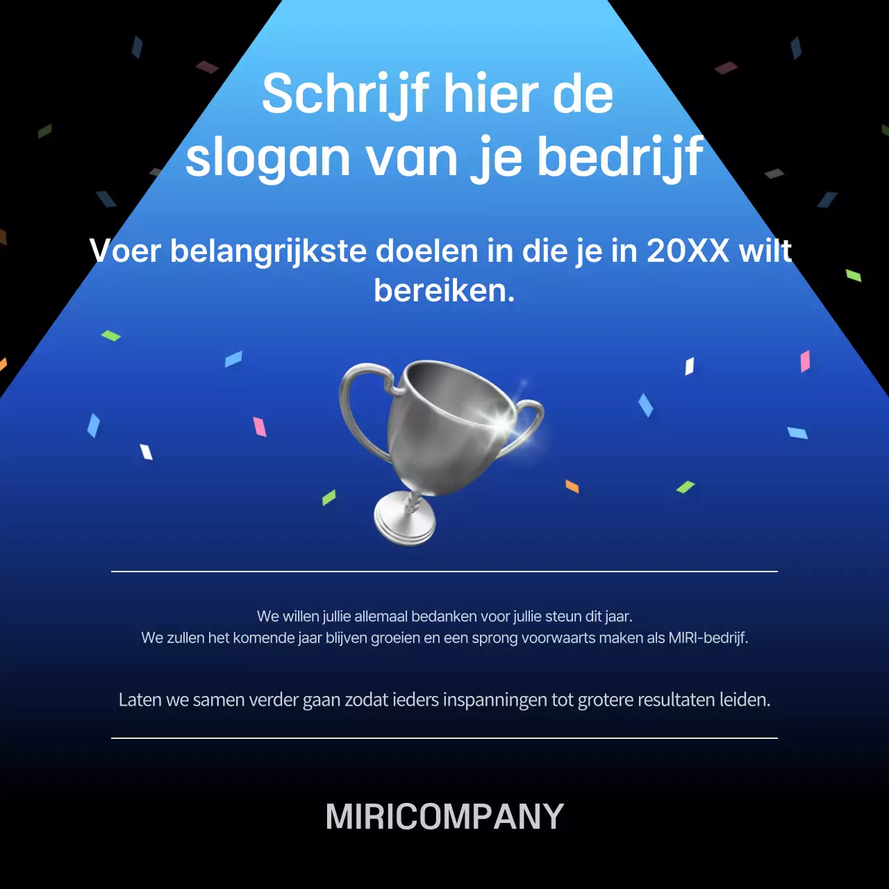 Blue Modern Scorecard-rapport