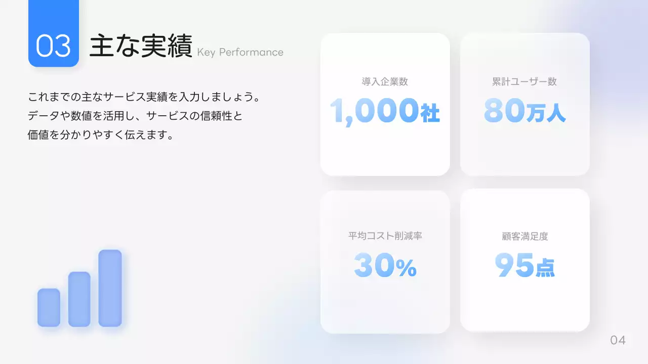 青 モダン デジタルソリューション プレゼンテーション