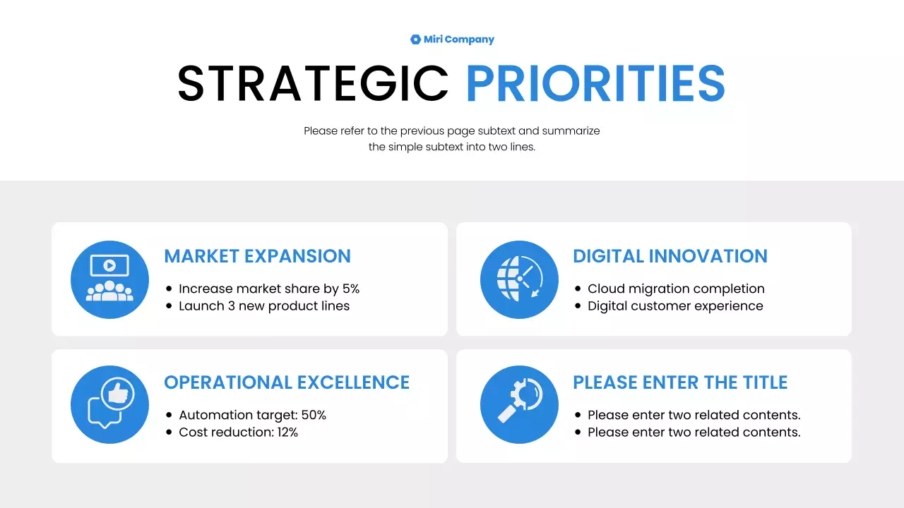 Blue Professional Business Report Presentation