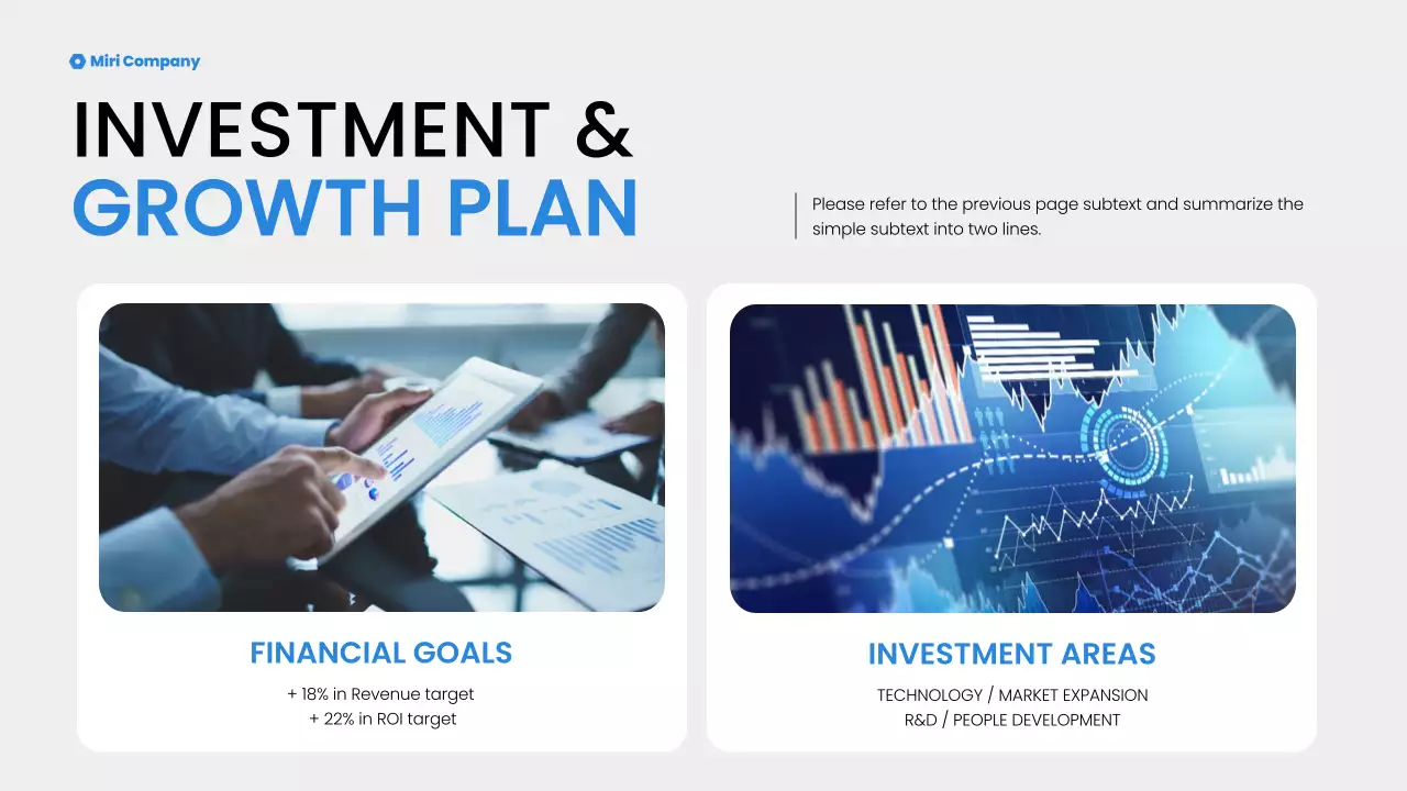 Blue Professional Business Report Presentation