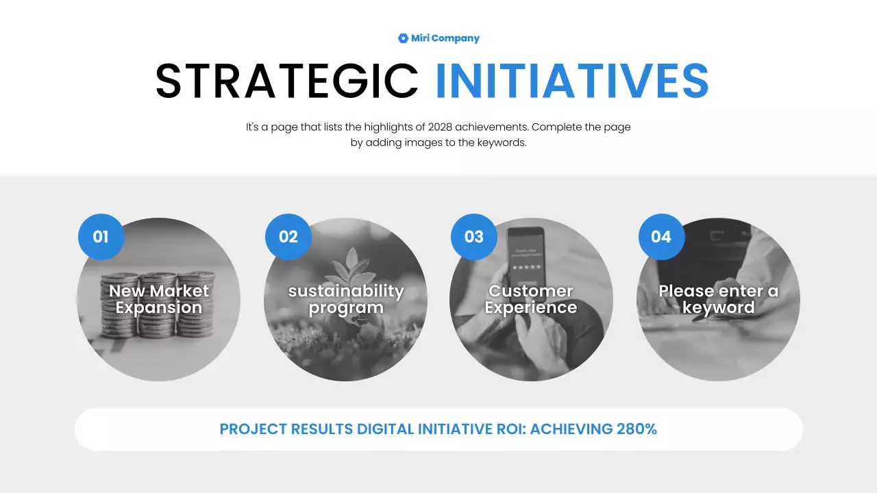 Blue Professional Business Report Presentation