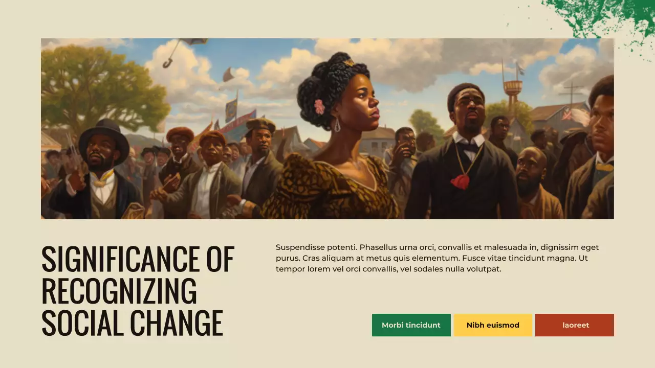 Black Cultural Civil Movements Presentation