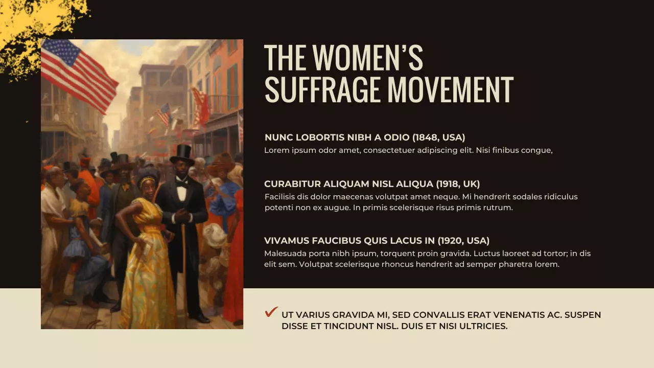 Black Cultural Civil Movements Presentation