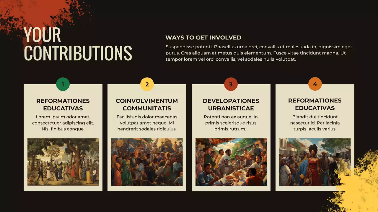 Black Cultural Civil Movements Presentation