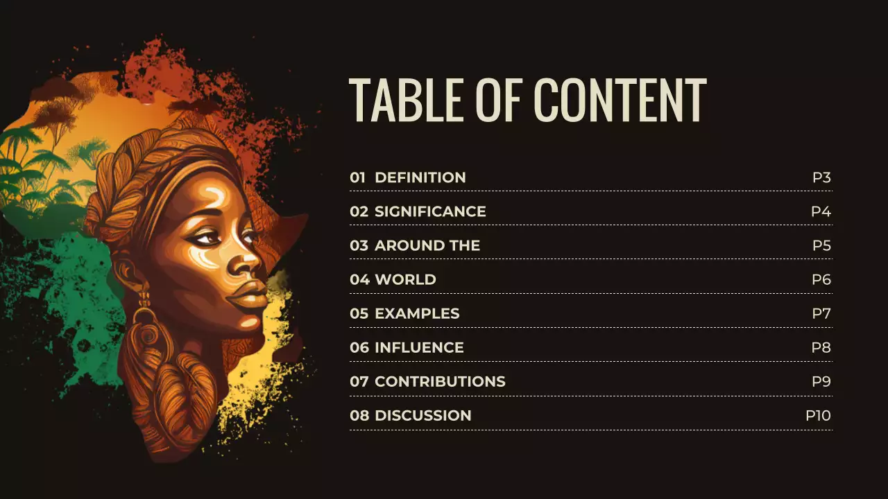 Black Cultural Civil Movements Presentation