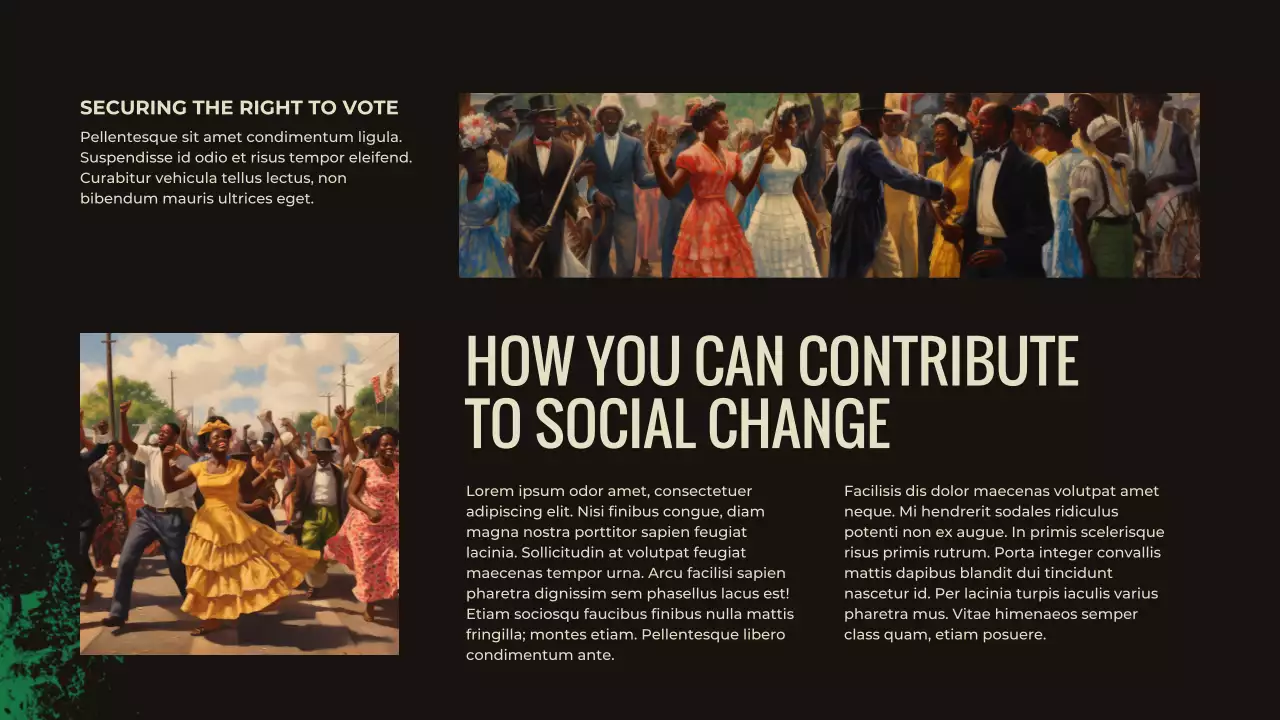 Black Cultural Civil Movements Presentation