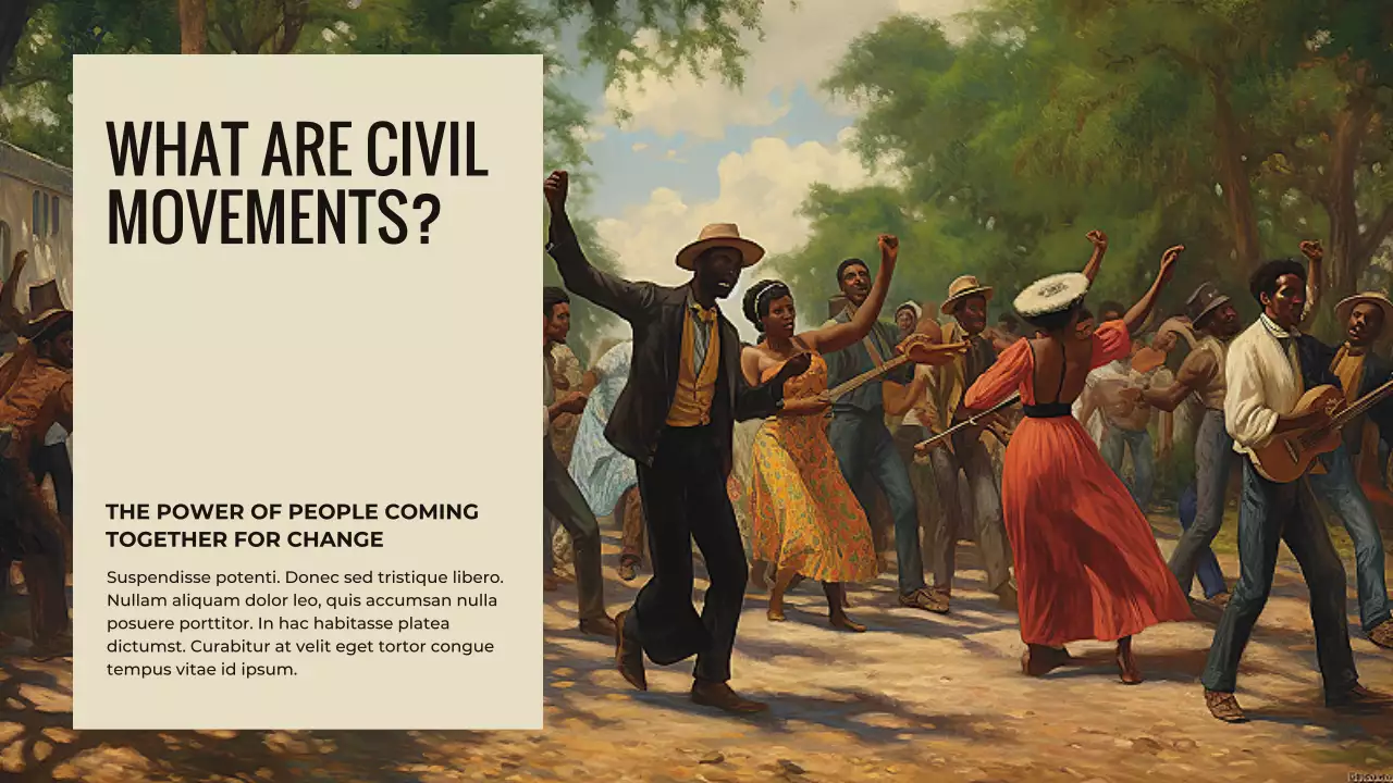 Black Cultural Civil Movements Presentation