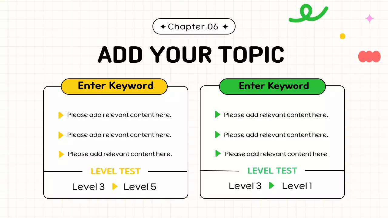 Colorful Playful Orientation Guide Presentation