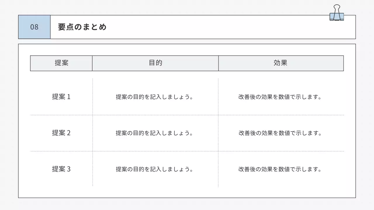白 シンプル ビジネス プレゼンテーション