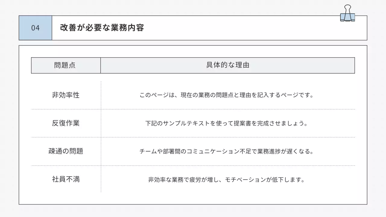 白 シンプル ビジネス プレゼンテーション
