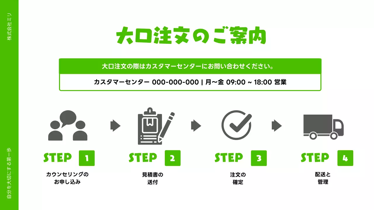 緑 オシャレ 健康 企画書 プレゼンテーション