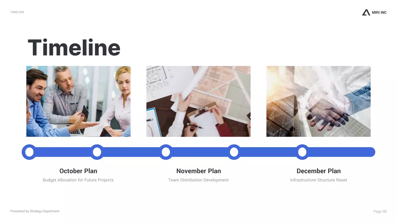 Blue Professional Business Report Presentation