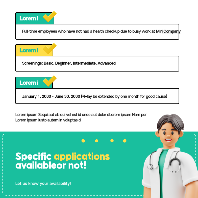 Tarjeta sanitaria ampliada de color menta y amarilloNoticias