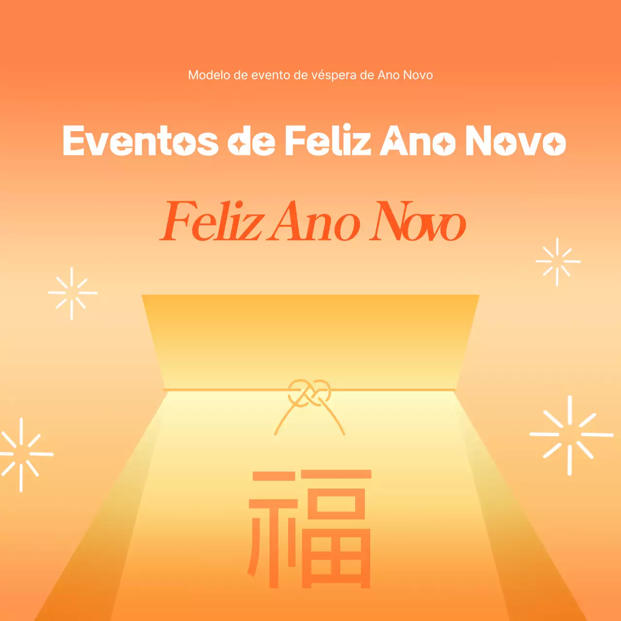 Evento de Ano Novo por defeito da laranja